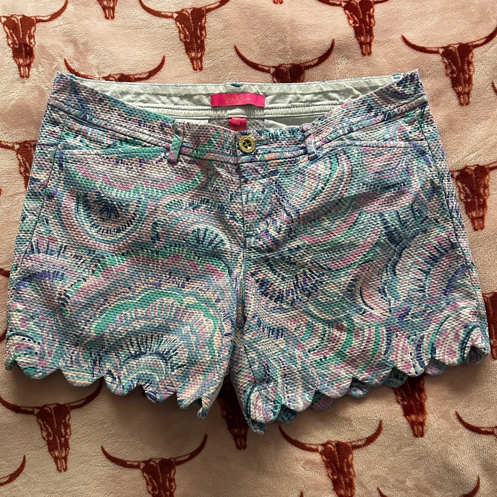 Lilly Pulitzer Scalloped Shorts